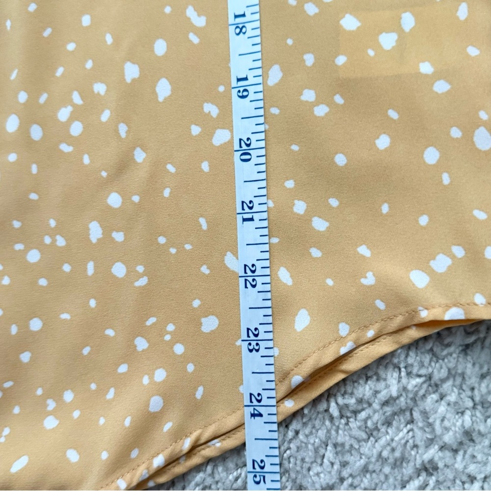 Maurices yellow cap sleeve lightweight blouse size XL top -Excellent condition! - Picture 5 of 10